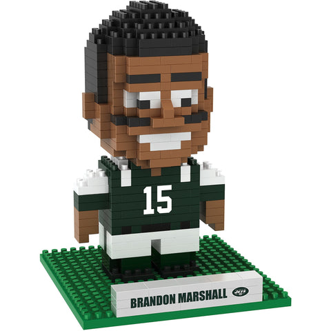 NFL New York Jets Brandon Marshall #15 NFL BRXLZ 3-D Puzzle 417 Pieces
