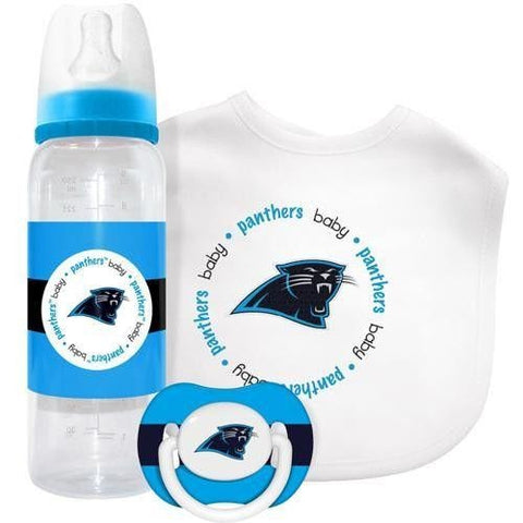 NFL Carolina Panthers Baby Gift Set Bottle Bib Pacifier by baby fanatic