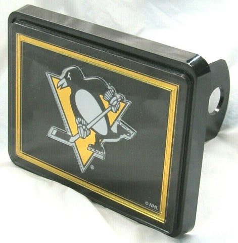 NHL Pittsburgh Penguins Laser Cut Trailer Hitch Cap Cover by WinCraft