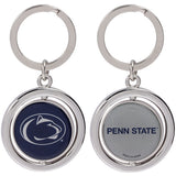 NCAA Spinning Logo Key Ring Keychain Forever Collectibles Select Team to Left