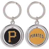 MLB Spinning Logo Key Ring Keychain Forever Collectibles Select Team to Left