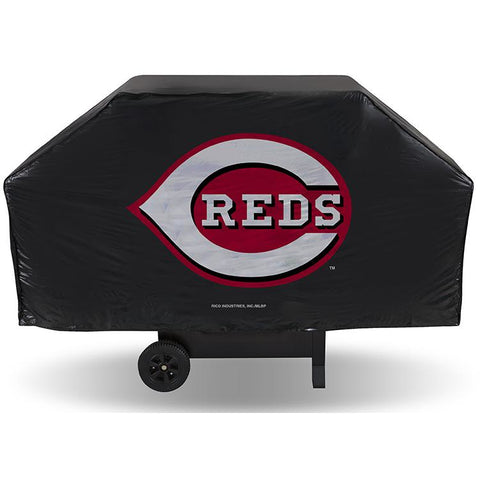 MLB Cincinnati Reds 68 Inch Red Vinyl Economy Gas / Charcoal Grill Cover