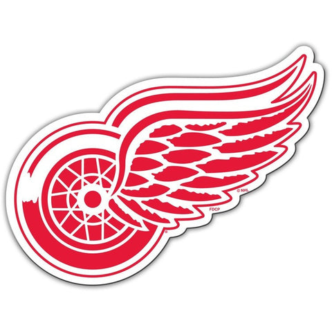 NHL 12 INCH AUTO MAGNET DETROIT RED WINGS LOGO