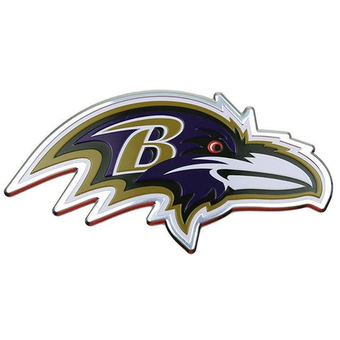 NFL BALTIMORE RAVENS 3-D Color Logo Auto Emblem By Team ProMark