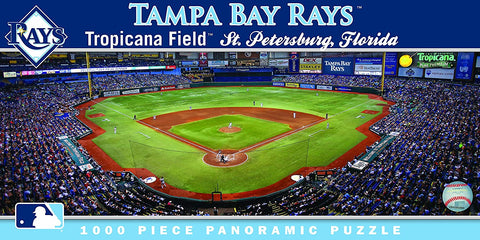 MLB Tampa Bay Rays Panoramic 1000pc Puzzle by Masterpieces Puzzles
