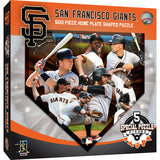 MLB Home Plate Shaped 500 pc Puzzle by Masterpieces Puzzles