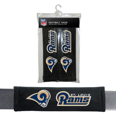 NFL St. Louis Rams Velour Seat Belt Pads 2 Pack by Fremont Die
