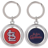 MLB Spinning Logo Key Ring Keychain Forever Collectibles Select Team to Left