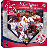MLB Home Plate Shaped 500 pc Puzzle by Masterpieces Puzzles
