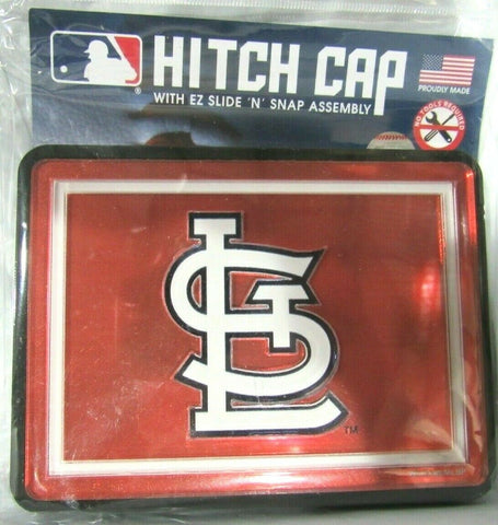 MLB St. Louis Cardinals Laser Cut Trailer Hitch Cap Universal Fit by WinCraft