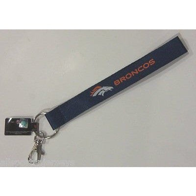NFL Denver Broncos Wristlet Keychain Lanyard AMINCO