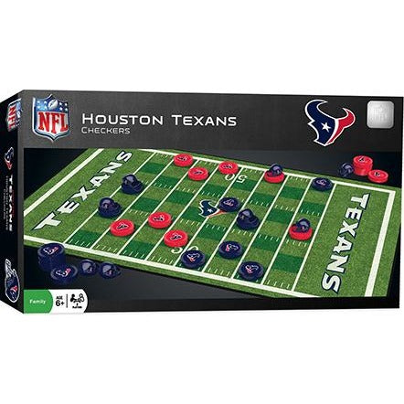 NFL Houston Texans Checkers Game by Masterpieces Puzzles Co.