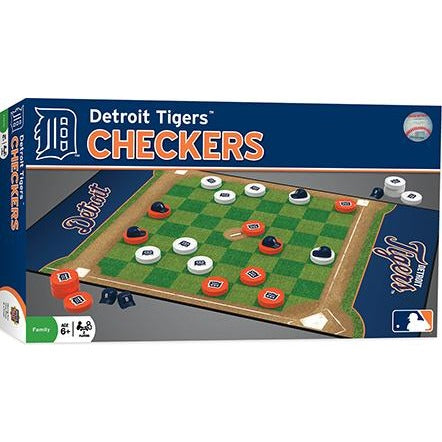 MLB Detroit Tigers Checkers Game by Masterpieces Puzzles Co.