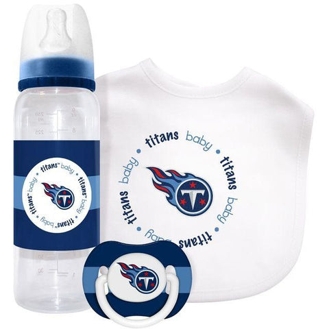 NFL Tennessee Titans Baby Gift Set Bottle Bib Pacifier by baby fanatic