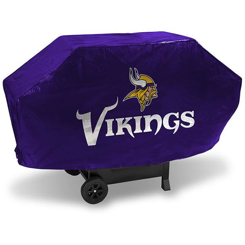 NFL Minnesota Vikings 68 Inch Deluxe Purple Vinyl Padded Grill Cover by Rico Industries