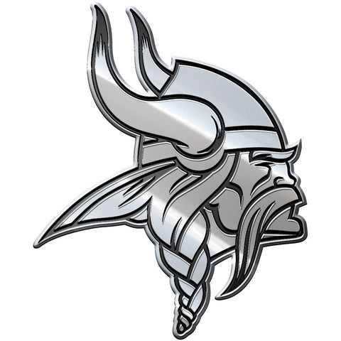 NFL Minnesota Vikings 3-D Chrome Heavy Metal Emblem By Team ProMark