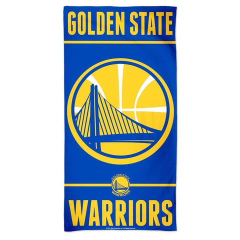 NBA Golden State Warriors Gold Logo Vertical Beach Towel 30"x60" WinCraft