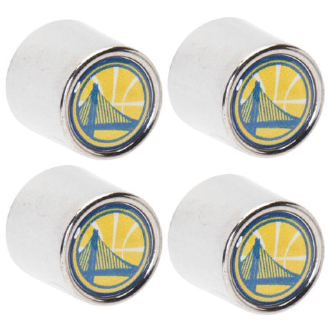 NBA Golden State Warriors Chrome Tire Valve Stem Caps by WinCraft