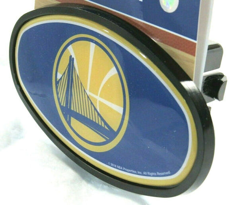NBA Golden State Warriors Oval Trailer Hitch Cap Cover Universal Fit WinCraft