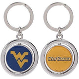 NCAA Spinning Logo Key Ring Keychain Forever Collectibles Select Team to Left