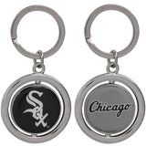 MLB Spinning Logo Key Ring Keychain Forever Collectibles Select Team to Left