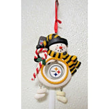 NFL Pittsburgh Steelers Clay Dough Snowman Xmas Ornament Team Sports America