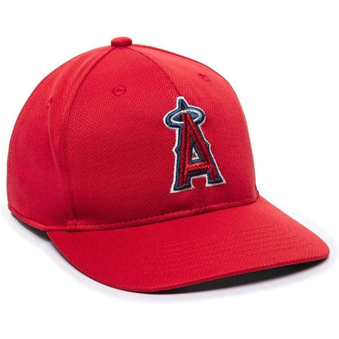 MLB Adult Los Angeles Angels Raised Replica Mesh Baseball Cap Hat 350