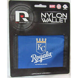 MLB Kansas City Royals Tri-fold Nylon Wallet with Printed Logo