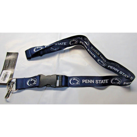 NCAA Penn State Nittany Lions Navy Lanyard Detachable Buckle 23" L 3/4" W by Aminco