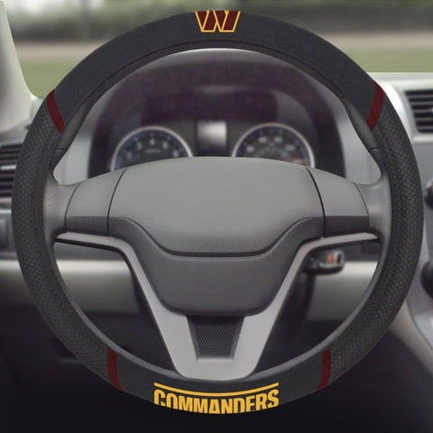 NFL Washington Commanders Embroidered Mesh Steering Wheel Cover by FanMats