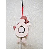 NCAA Alabama Crimson Tide Clay Dough Snowman Ornament by Team Sports America