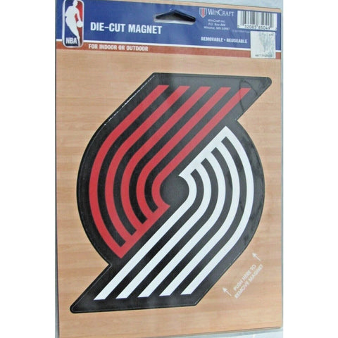 NBA Portland Trail Blazers 6 1/8"T by 5 1/8"W Auto Die-Cut Magnet by WinCraft