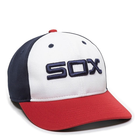 MLB Adult Chicago White Sox Legacy Raised Replica Mesh Baseball Cap Hat 350