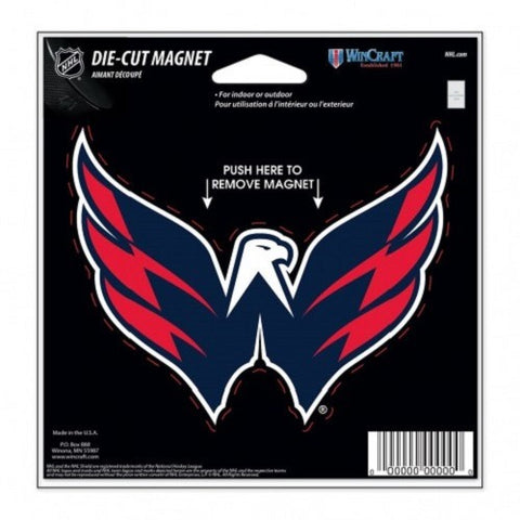 NHL Washington Capitals Alt. Logo 4 inch Auto Magnet by WinCraft