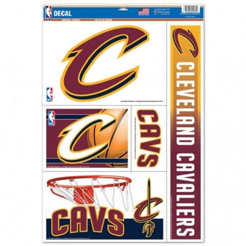 NBA Cleveland Cavaliers Ultra Decals Set of 5 By WinCraft