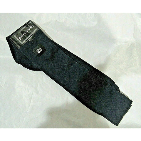 Vintage PIERRE CARDIN Solid Navy Blue Nylon Men's Dress Socks Size 13-17