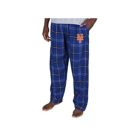 MLB New York Mets Men's Ultimate Plaid Flannel Pajama Pants 2XL Concepts Sport