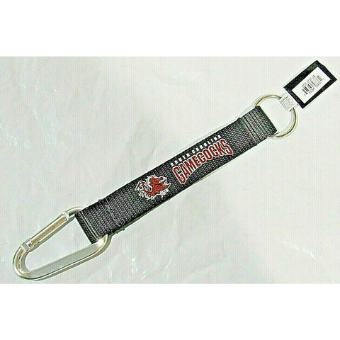 NCAA South Carolina Gamecocks Wristlet Carabiner w/Key Ring 8.5" long by Aminco