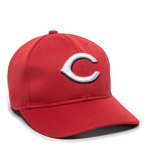 MLB Adult Cincinnati Reds Raised Replica Mesh Baseball Cap Hat 350