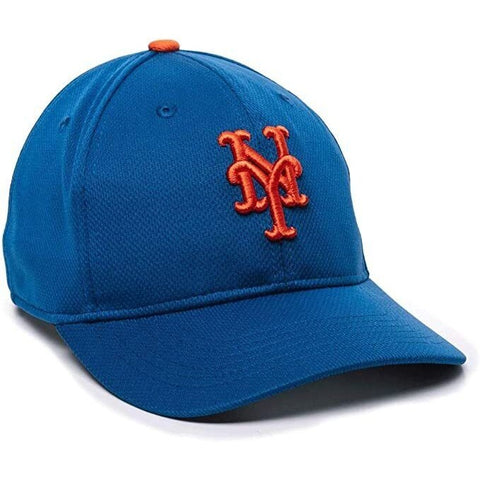 MLB Adult New York Mets Raised Replica Mesh Baseball Cap Hat 350