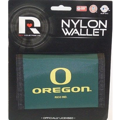 NCAA Oregon Ducks Tri-fold Nylon Wallet with Printed Logo