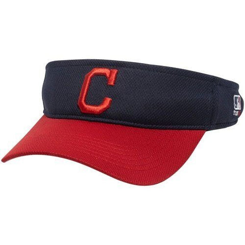 MLB Cleveland Indians Raised Replica Mesh Baseball Visor 185 Adult
