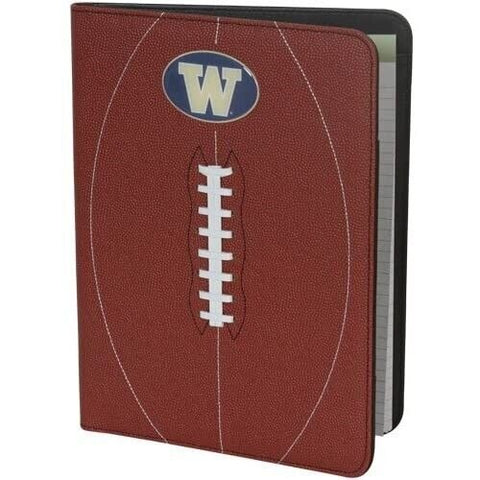 NCAA Washington Huskies Football Portfolio Notebook Football Grain 9.5" by  13"
