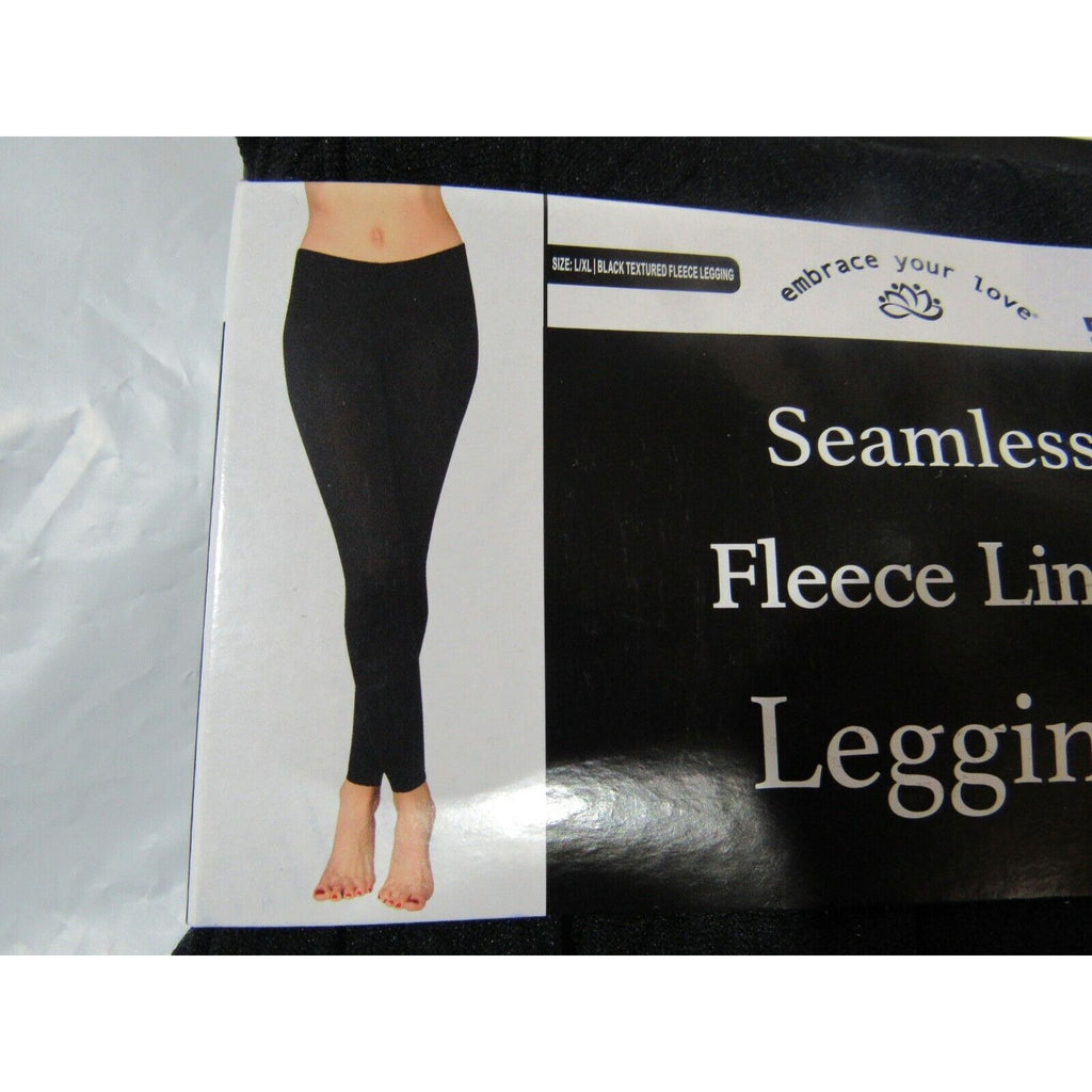 Solid Color High Waisted Fleece Lined Full Length Leggings - Its