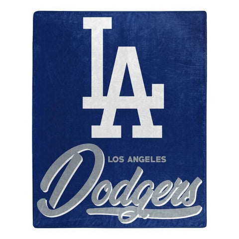 MLB Los Angeles Dodgers Raschel Throw Blanket Signature Design 50"x60" NorthWest