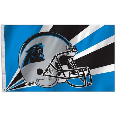 NFL 3' x 5' Team Helmet Flag Carolina Panthers by Fremont Die