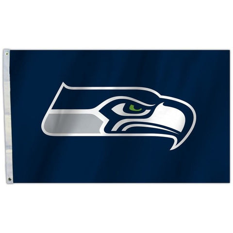 NFL 3' x 5' Team All Pro Logo Flag Seattle Seahawks Blue by Fremont Die