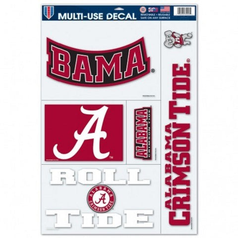 NCAA Alabama Crimson Tide Ultra Decals Set of 5 By WinCraft