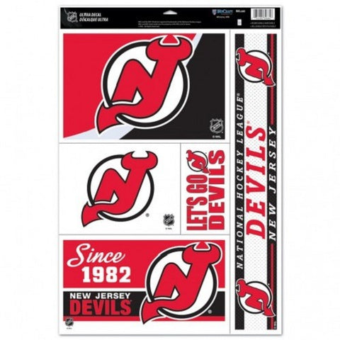 NHL New Jersey Devils Since Ultra Decals Set of 5 By WINCRAFT