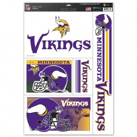 NFL Minnesota Vikings Ultra Decals Set of 5 By WINCRAFT